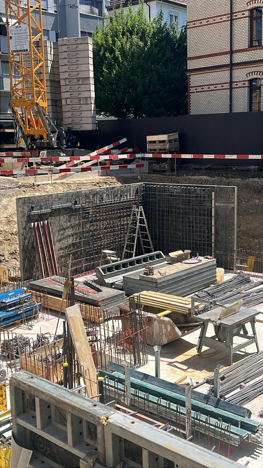 Schalungsarbeiten Neubau Nordstrasse Zürich – Bild 1