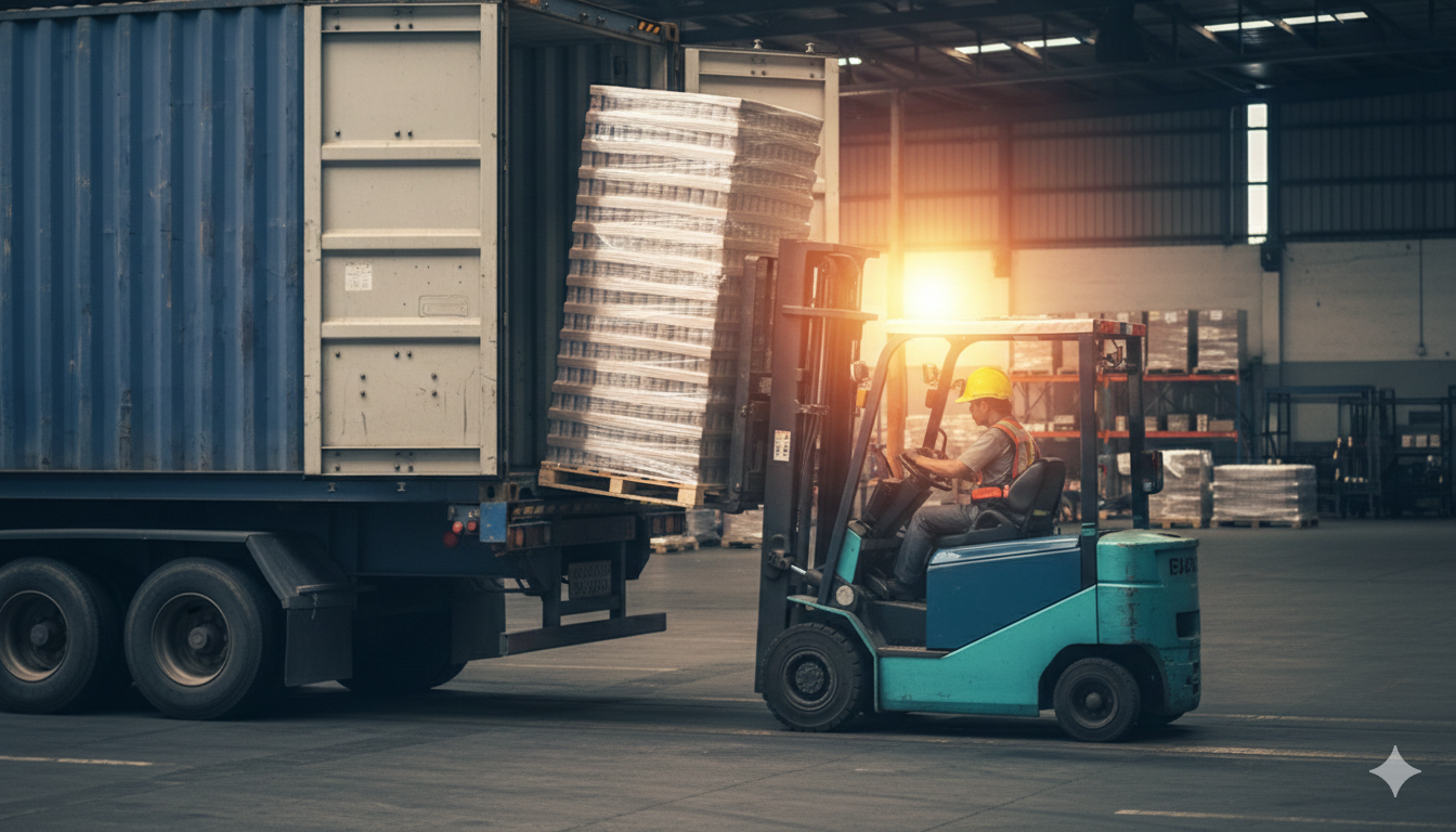 Import und Export – Frachtcontainer